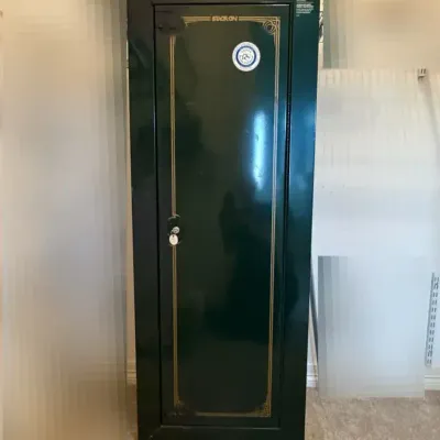 Stack-On Green Steel Locking Security Cabinet With Keys