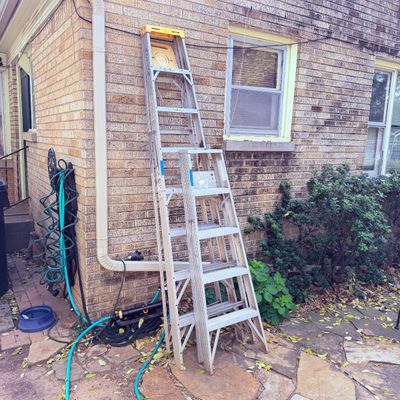 Sale Photo Thumbnail #113: Two aluminum stepladders 