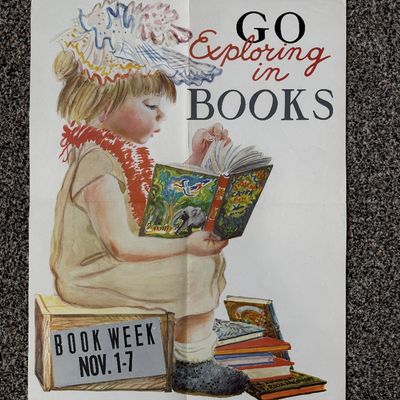 Sale Photo Thumbnail #9: Vintage Children's Book Week Poster Artist Feodor Rojankovsky Russian American