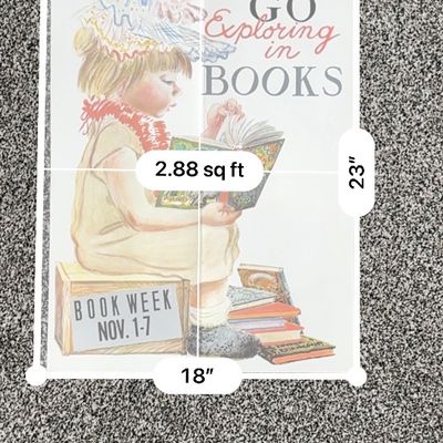 Sale Photo Thumbnail #8: Vintage Children's Book Week Poster Artist Feodor Rojankovsky Russian American
