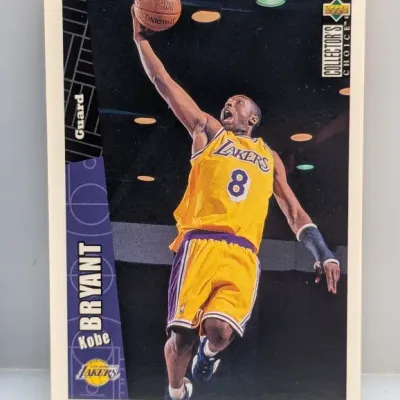 Sale Photo Thumbnail #891: 1996-97 Upper Deck Collector's Choice Kobe Bryant rookie basketball card #267.