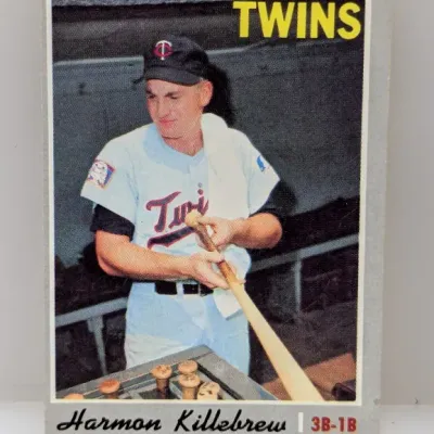 Sale Photo Thumbnail #711: Vintage 1970 Topps Harmon Killebrew #150 baseball card featuring the Minnesota Twins slugger.