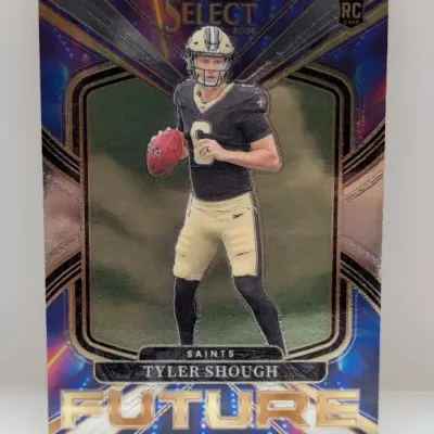 Sale Photo Thumbnail #903: 2020 Panini Select Future Tyler Shough rookie trading card in good condition.