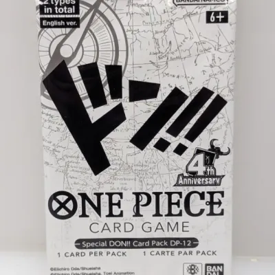 Sale Photo Thumbnail #847: Sealed One Piece Card Game Special DON!! Card Pack DP-12, English version, 4th Anniversary edition by Bandai.