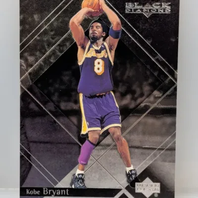Sale Photo Thumbnail #351: 1998-99 Upper Deck Black Diamond Kobe Bryant basketball trading card (#41).