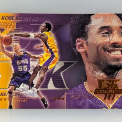 Sale Photo Thumbnail #401: 1999-00 Upper Deck Y2K Defense Kobe Bryant basketball trading card (#Y3) in well-preserved condition.