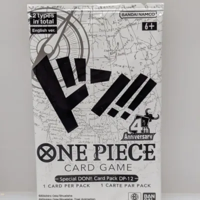 Sale Photo Thumbnail #850: Sealed Bandai Namco One Piece Card Game 4th Anniversary Special DON!! Card Pack DP-12 in English version.