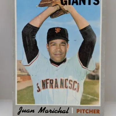 Sale Photo Thumbnail #732: 1970 Topps Juan Marichal San Francisco Giants baseball card, #240.