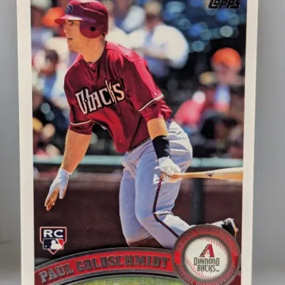 Sale Photo Thumbnail #406: 2011 Topps Paul Goldschmidt rookie card #234 featuring the Arizona Diamondbacks first baseman.