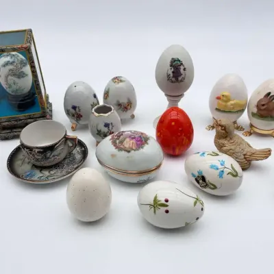 Goebel Limoges Castel Enesco and Secre Portugal Porcelain Collectible Figurines