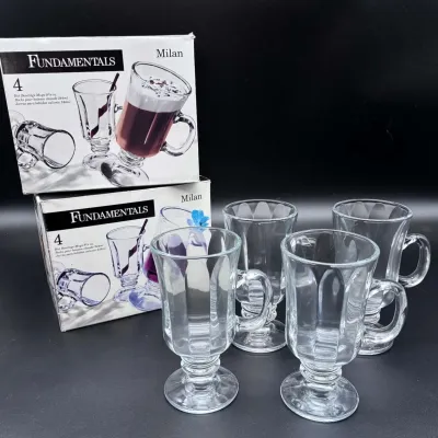 Libbey Fundamentals Milan Irish Coffee Glass Mugs