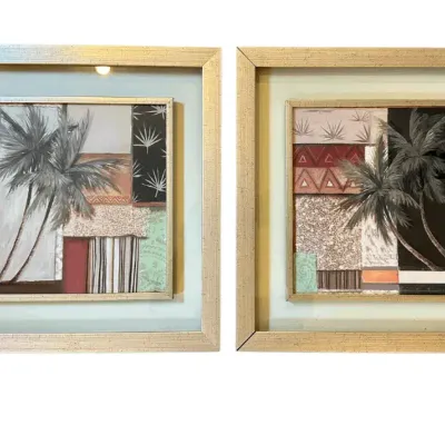 Framed Palm Tree Wall Art Prints