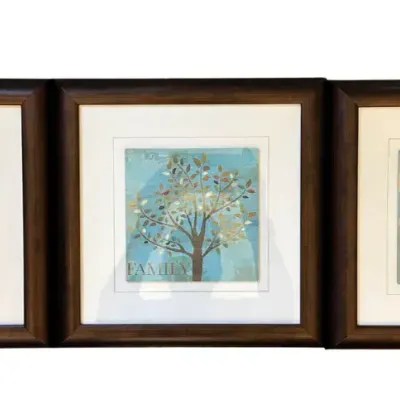 Framed Faith Family Home Wooden Wall Art