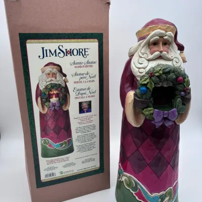 Jim Shore Heartwood Creek Enesco Santa Statue