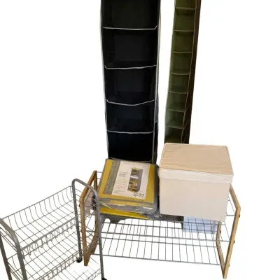 Sport 360 Closet Organizer Hanging Shelves Shoe Rack Storage