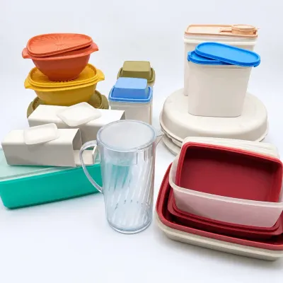 Tupperware Containers and Rubbermaid Pitcher