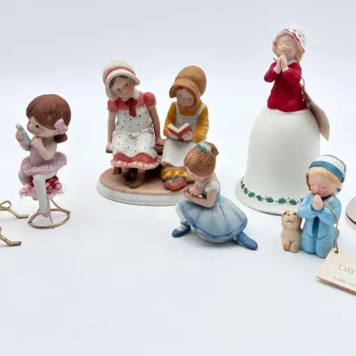 Holly Hobbie Enesco and Hershey Chocolate Memories Vintage Figurines