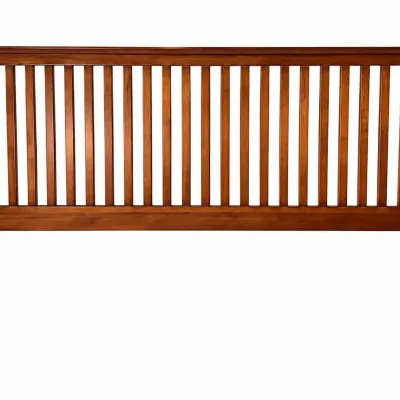 Wooden Slat King Headboard