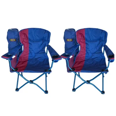 HD-XL Heavy Duty Extra Large Folding Camping Chair Set