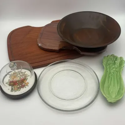 Goodwood, Walnut Salad Bowl, Wooden Cutting Boards, Glass & Ceramic Serveware