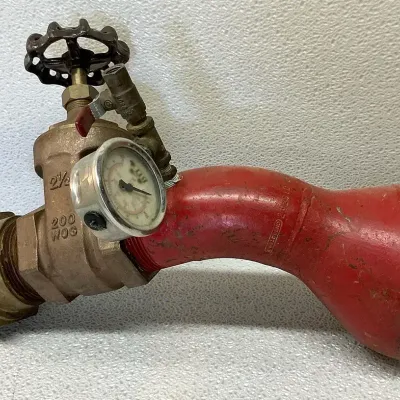 Vintage Brass Fire Hydrant Water Release Valve 