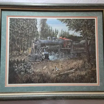 Don Holcombe Signed Artist's Proof "The Canyon Express"