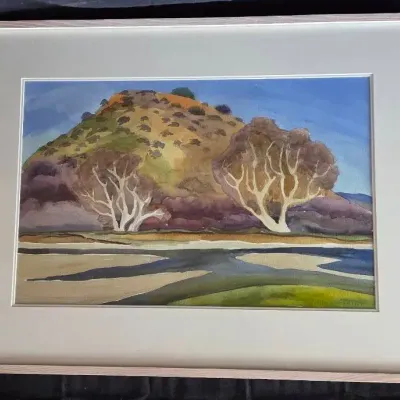 Doris McCarthy Original Watercolor "Sycamore Tree"