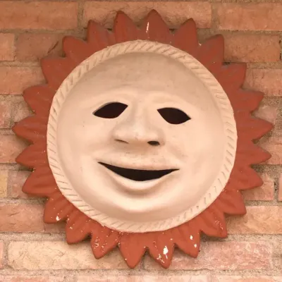 Large Terracotta Sun 