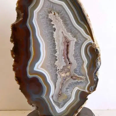 Polished Banded Geode