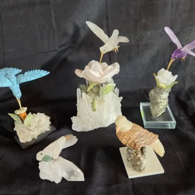 Carved Stone Birds