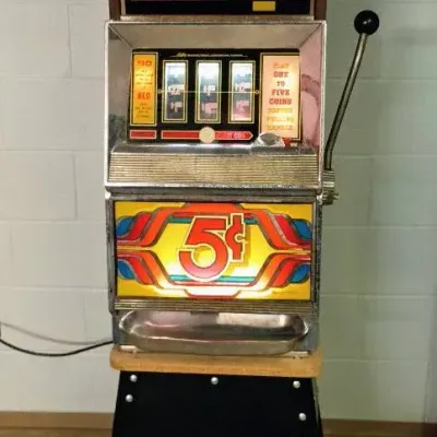 Vintage Bally 5 Cent Slot Machine