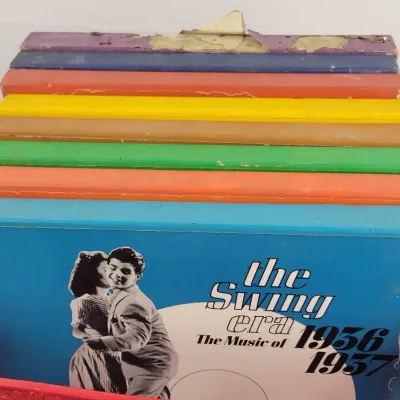 Collection of vintage Time-Life 'The Swing Era' through the 60s/70s vinyl LP box sets .