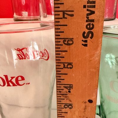 Vintage Coca-Cola Glassware Collection, large glasses