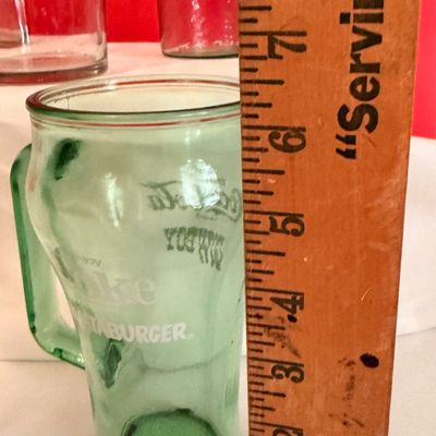 Vintage Coca-Cola Glassware Collection, large glasses