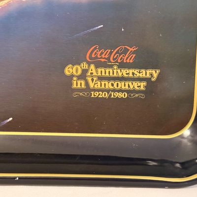 Vintage Coca-Cola 60th Anniversary Vancouver Serving Tray
