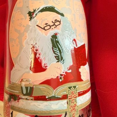 Vintage Coca-Cola Norman Rockwell Christmas Glasses - Set of 6
