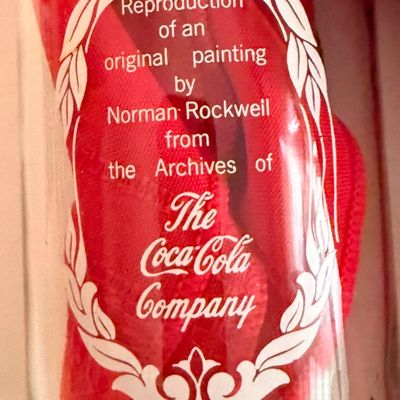 Vintage Coca-Cola Norman Rockwell Drinking Glasses