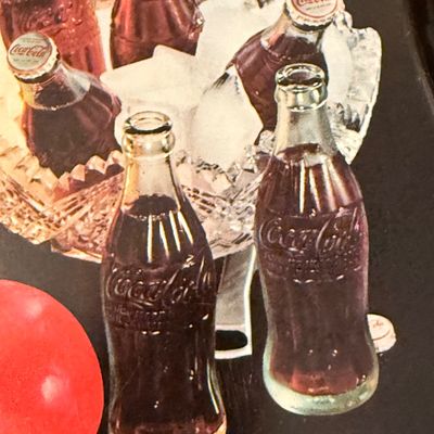 Vintage Coca-Cola Party & Refreshment Advertising Serving Tray