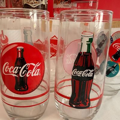 Vintage Coca-Cola Glassware Collection