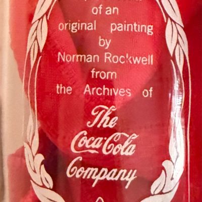 Vintage Coca-Cola Norman Rockwell Drinking Glasses