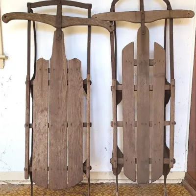 Pair of Antique Sleds (G1)