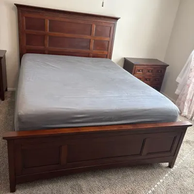 Magnussen Home "Harrison" Traditional Panel Bed - Queen, Mattress Not Included