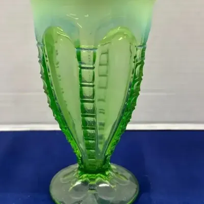 Jefferson Green Glass Vase