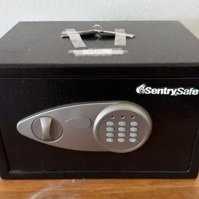 SentrySafe Electronic Security Safe - Digital Keypad Lock, Black Steel Home & Office Safe