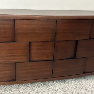 Magnussen Nova 6-Drawer Wood Dresser - Sculpted Panel Design, Contemporary
