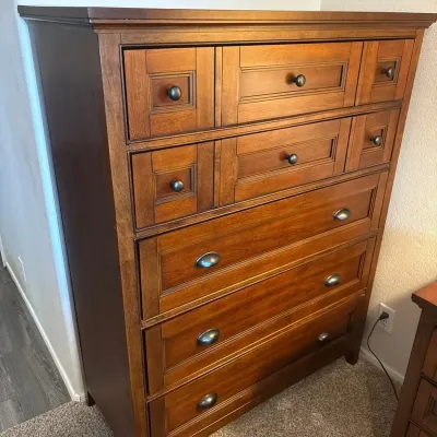 Magnussen Home "Harrison" Cherry 5-Drawer Chest - Dresser