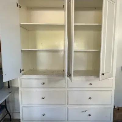 Large White Dresser