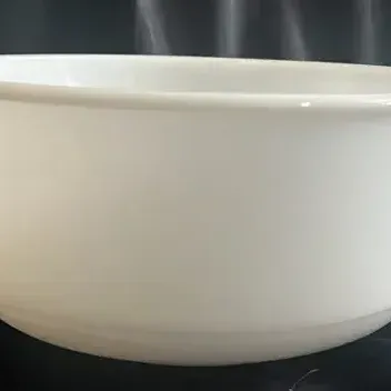 Vintage Milk Glass Mixing Bowl 