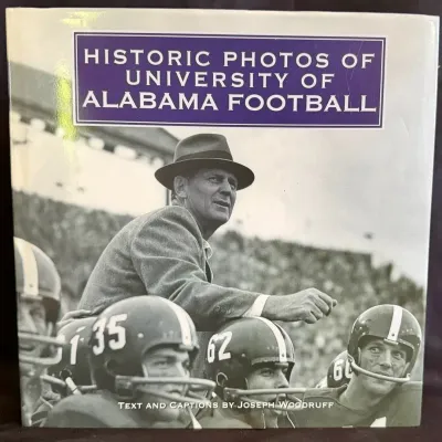 Historic Photos Of University Of Alabama With Alabama Players Signatures Inside Cover 