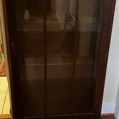 Vintage Wooden Display Cabinet 